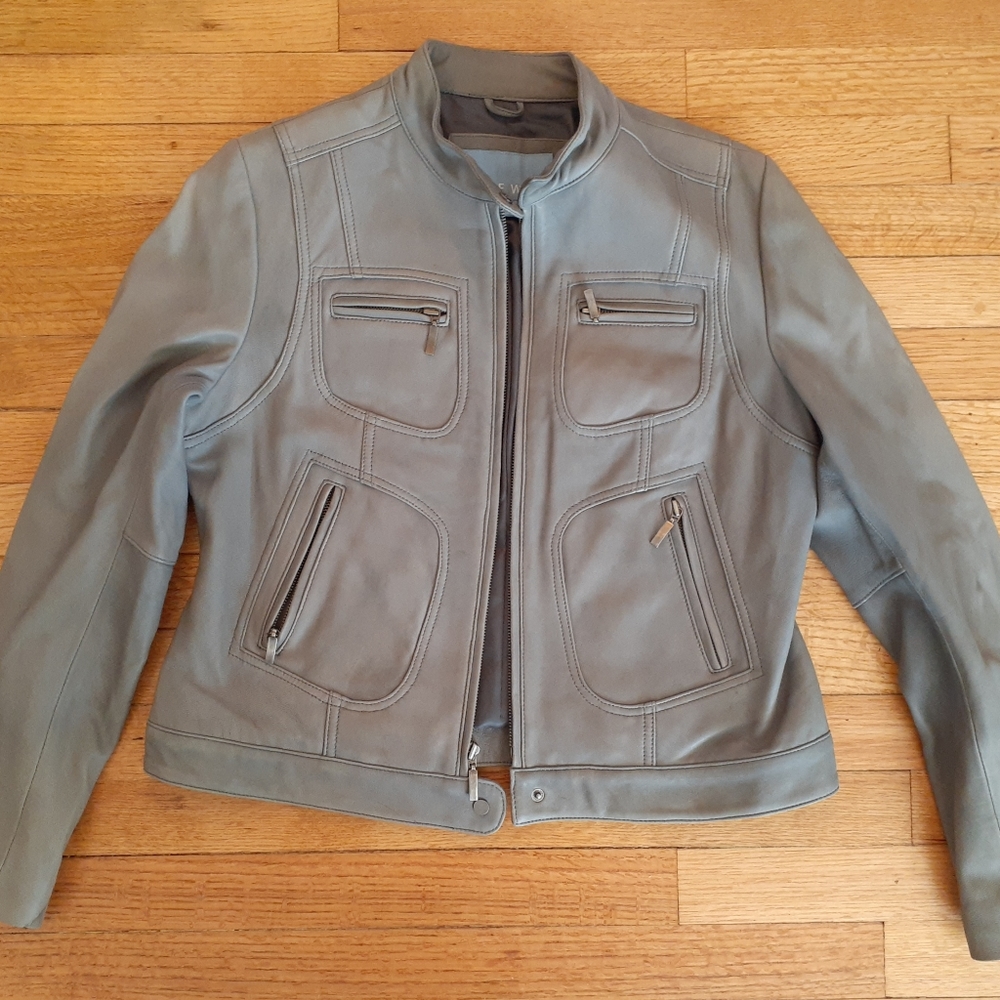 Nine West Leather Jacket - Large